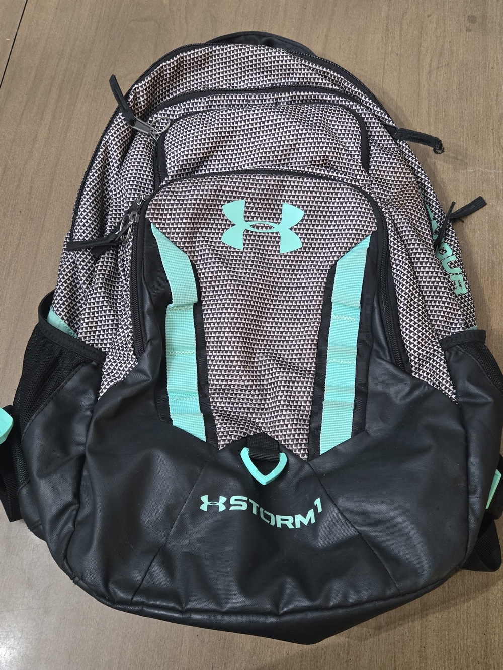 Under Armour Women's Black & Teal Storm1 Backpack